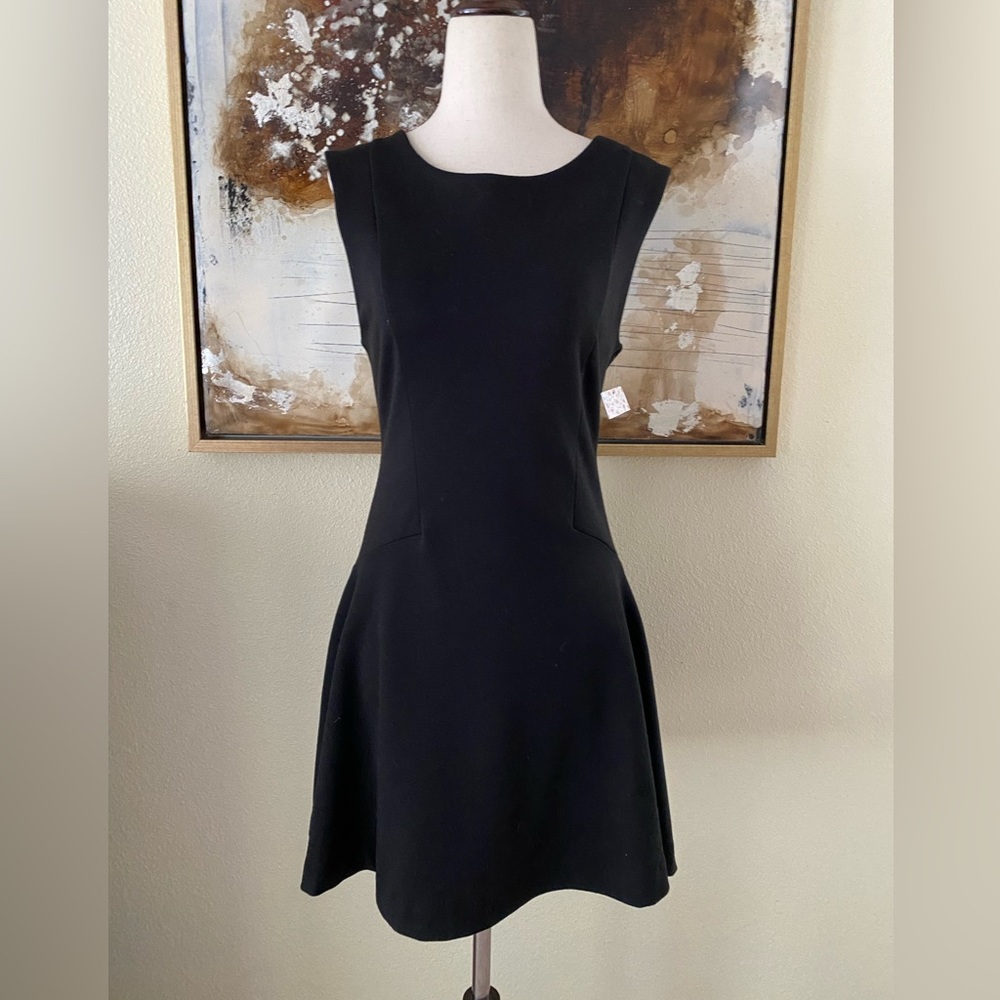 Free People cha cha mini sleeveless fitted adorable black dress size S P BNWT ~